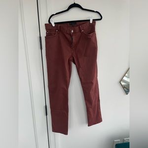 Banana Republic Slim Pant Rust Red 31x30